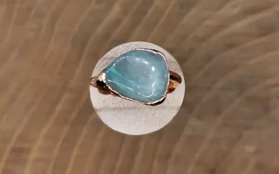 Anello con shattuckite 3