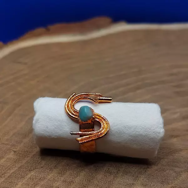 Anello con amazzonite