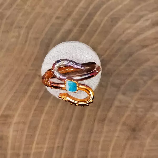 Anello con amazzonite