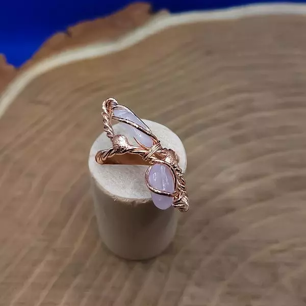 Anello con kunzite