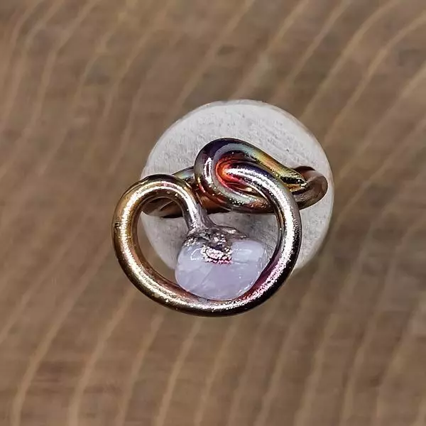 Anello con kunzite