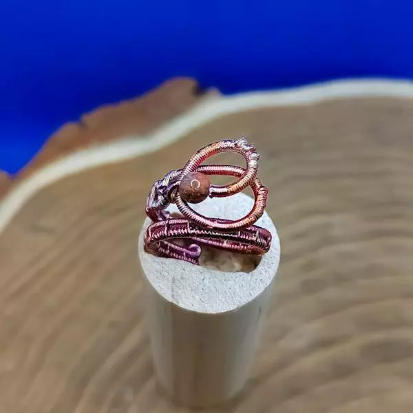 Anello con diaspro rosso