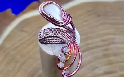 Anello con kunzite