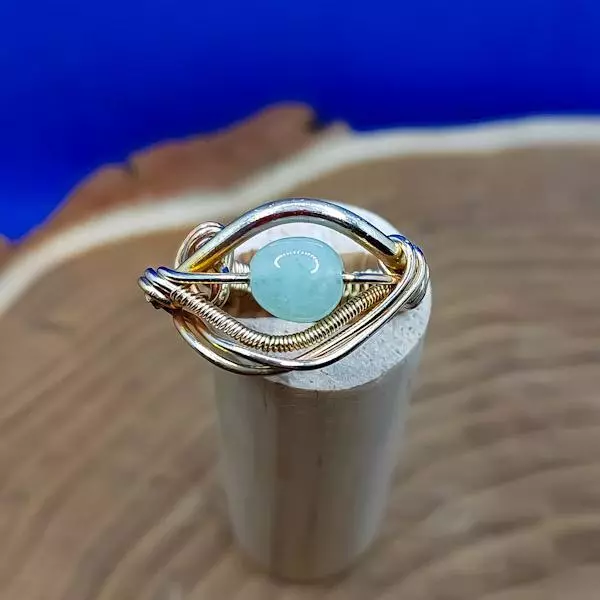 Anello occhio con avventurina