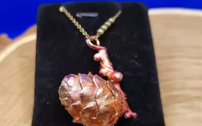 Collana pigna su rametto