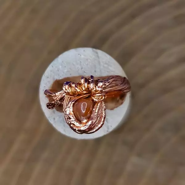 Anello con corniola