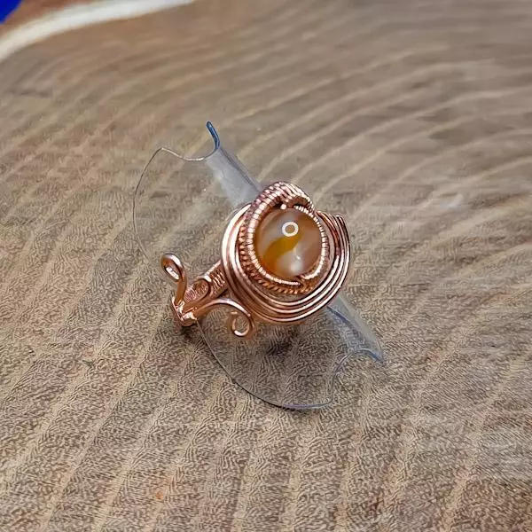 Anello con corniola