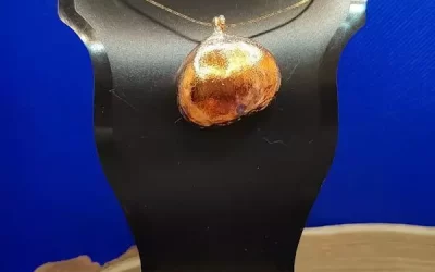 Castagna elettroformata con buccia 1