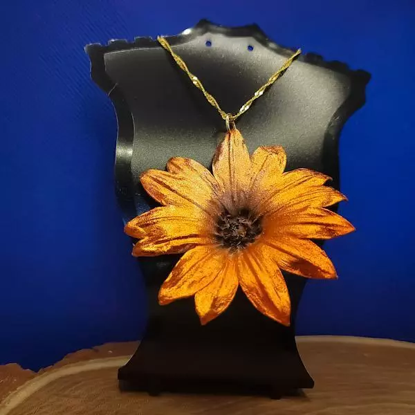 Fiore di gazania elettroformato